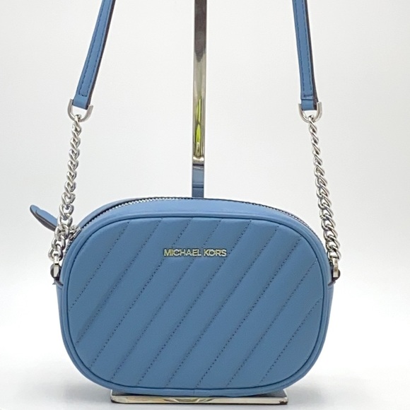 MICHAEL KORS ROSE SM OVAL CAMERA XBODY SKY BLUE - Picture 9 of 16